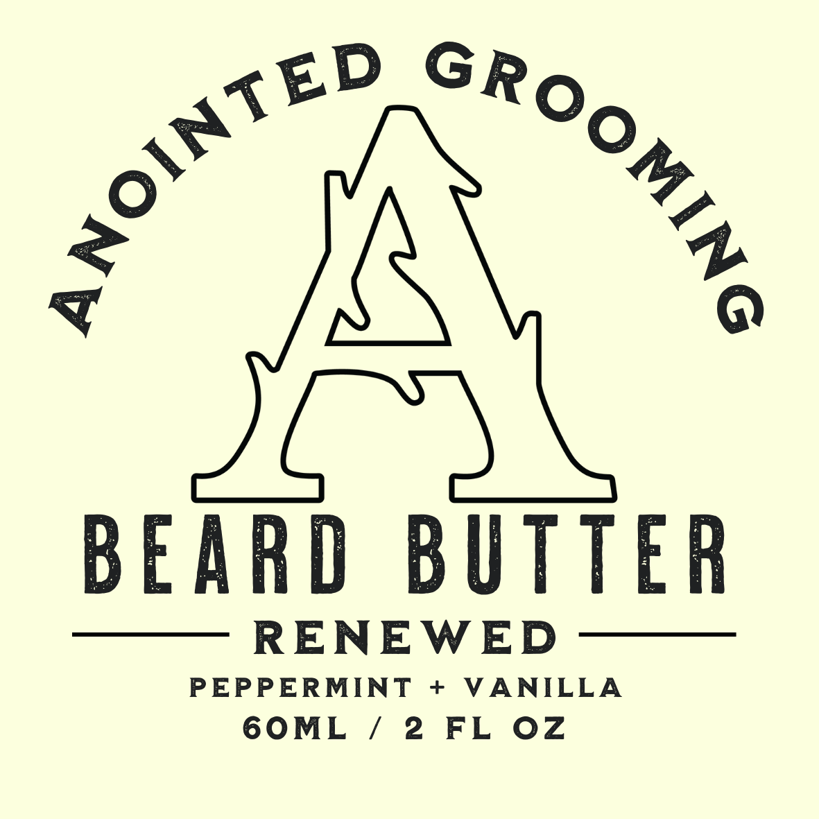 Renewed All Natural Beard Butter | Peppermint+Vanilla
