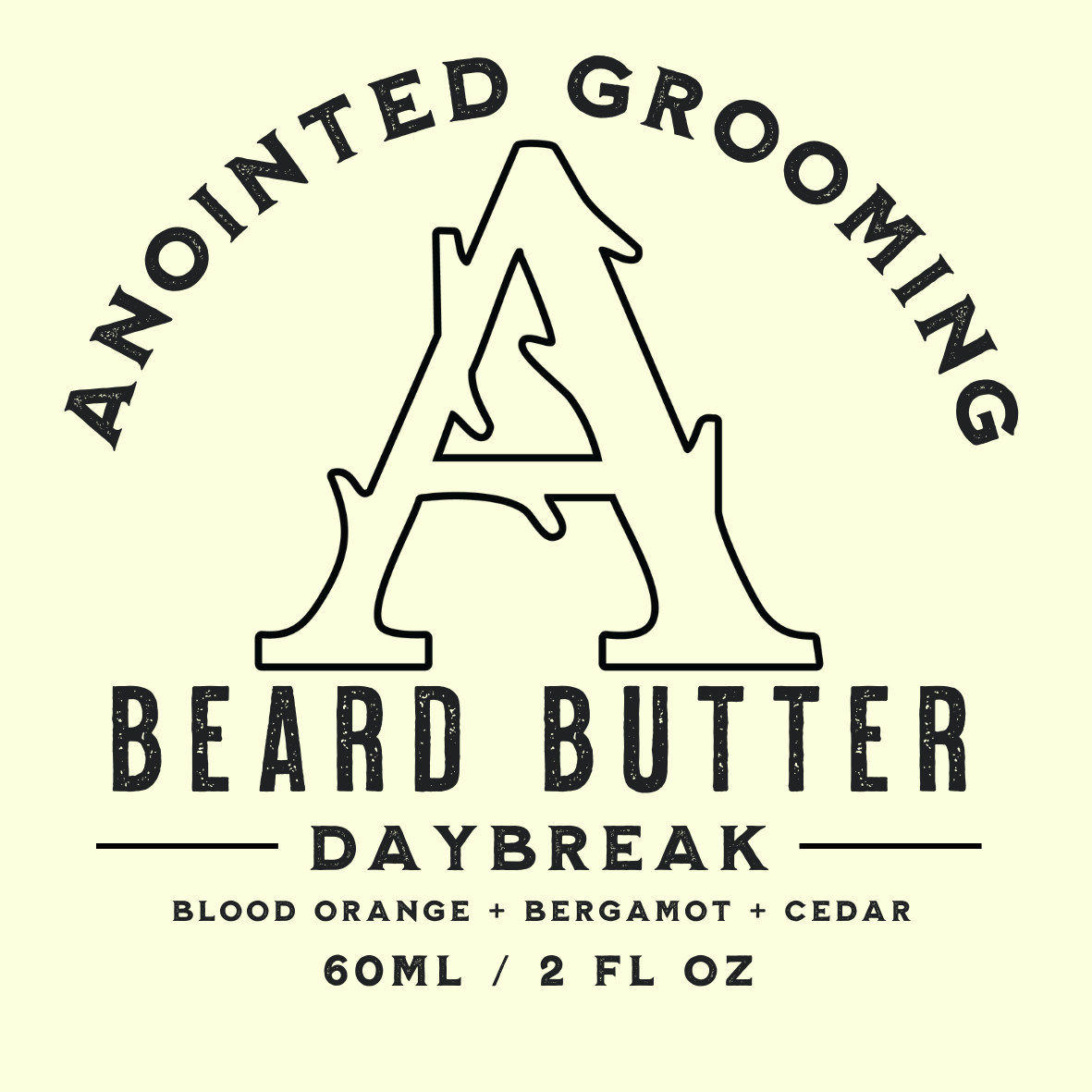 DayBreak All Natural Beard Butter| Bergamot+Blood Orange+Cedar