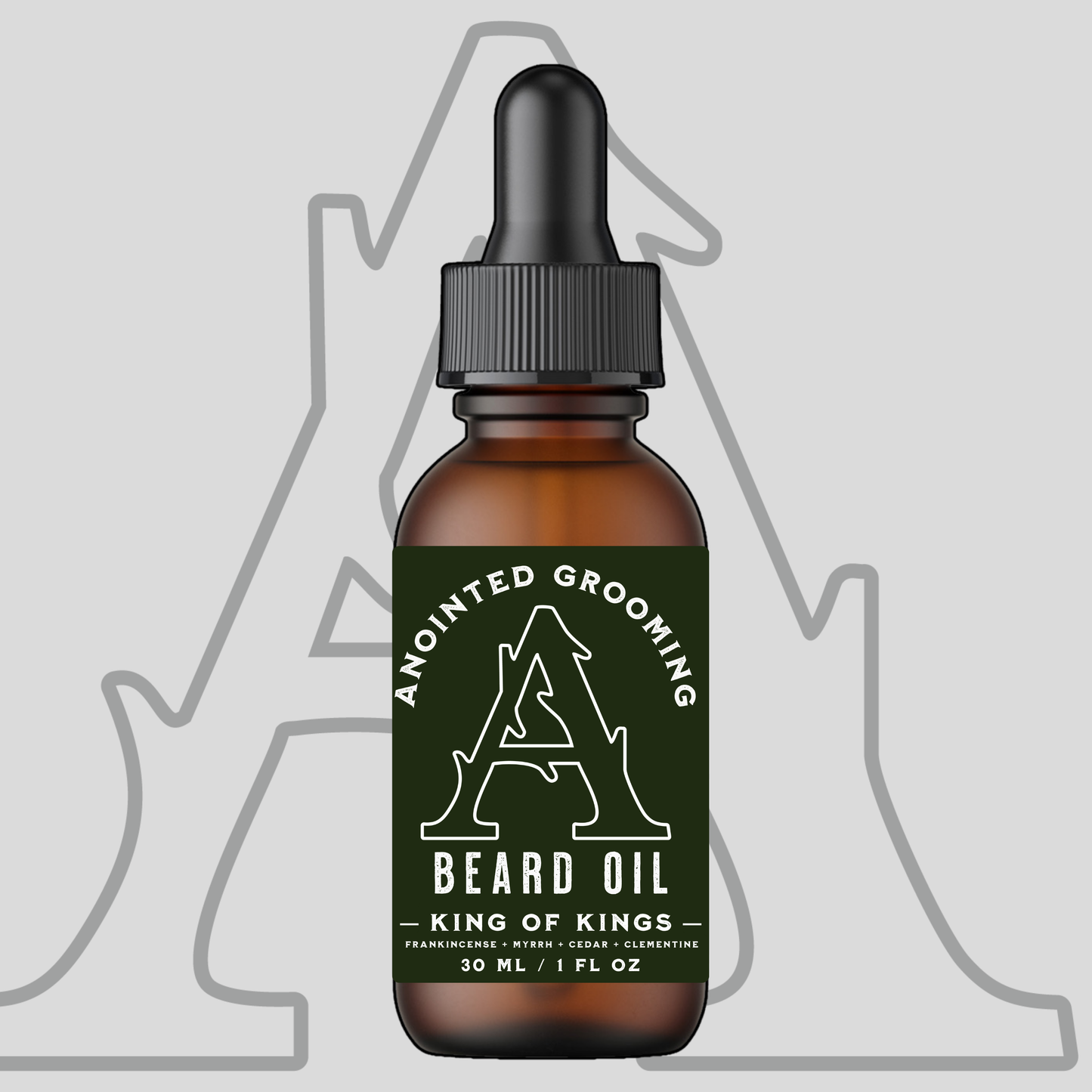 King of Kings All Natural Beard Oil| Frankincense + Myrrh + Cedar + Clementine