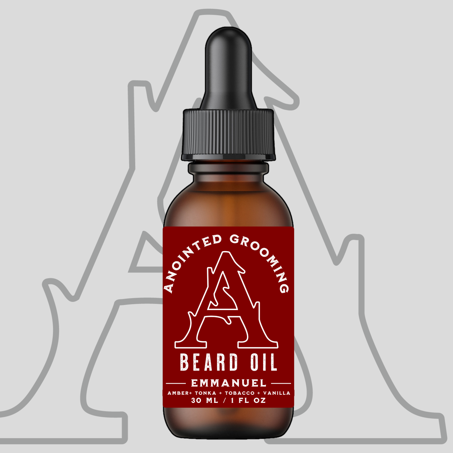 Emmanuel Signature Beard Oil| Amber + Tonka + Tobacco + Vanilla